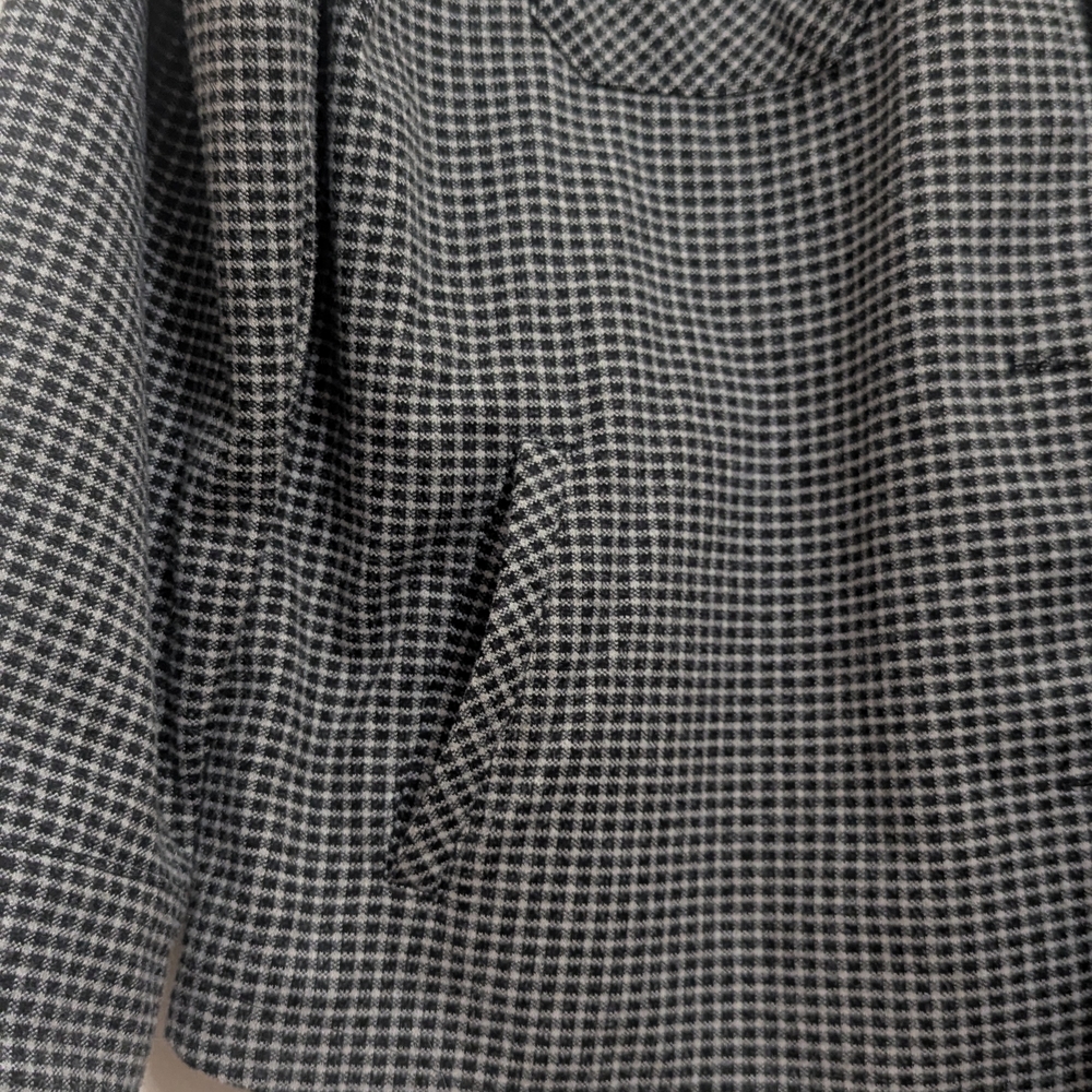 Have Men's Black and White Checkered Shirt Jacket - Picture 4 of 12